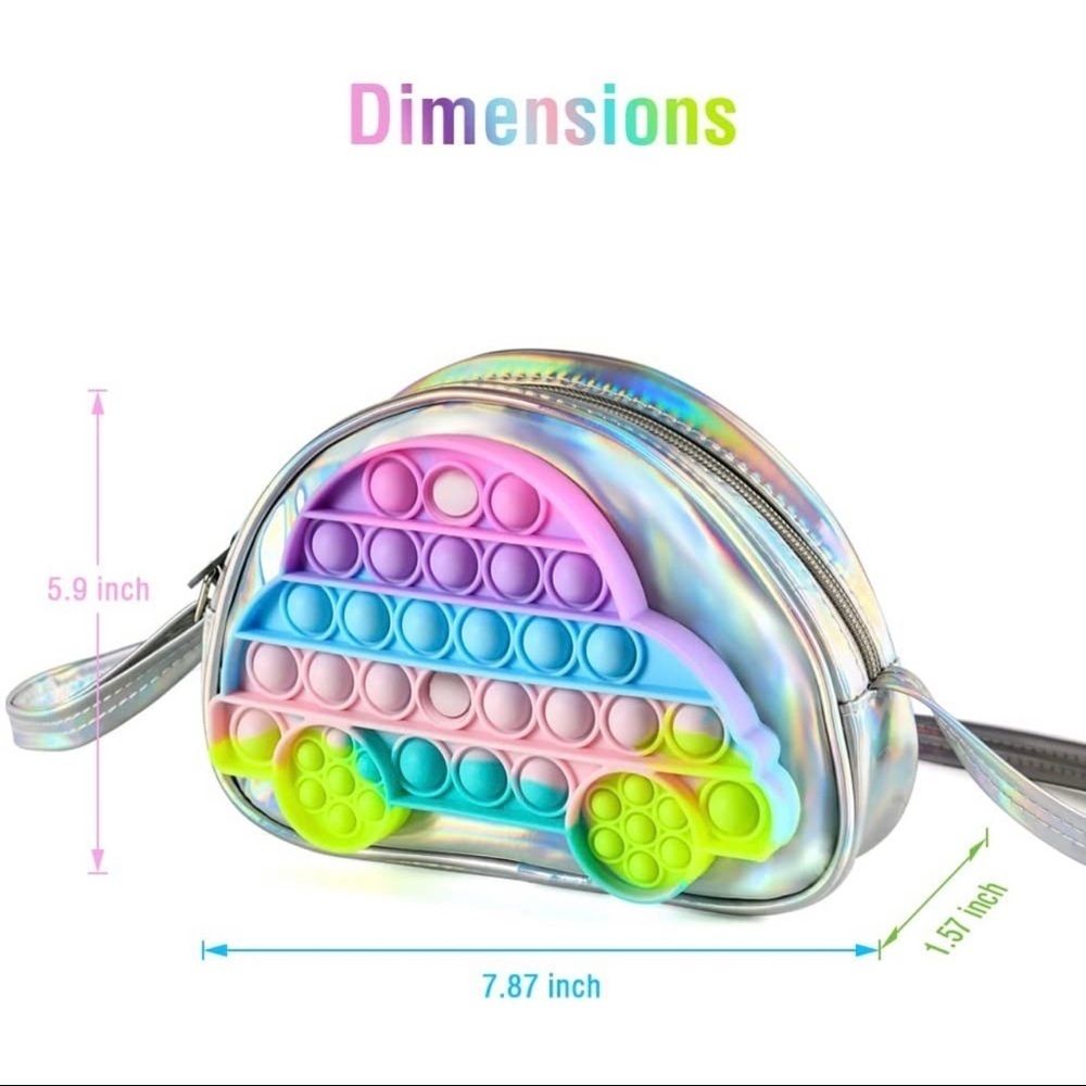 New Car Pop Fidget Purse Shoulder Bag Sensory Toy​ - Picture 2 of 6